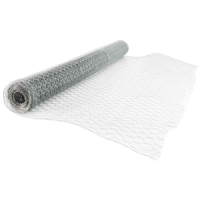 Grillage à poule 1 x 10 m hexagonal galva
