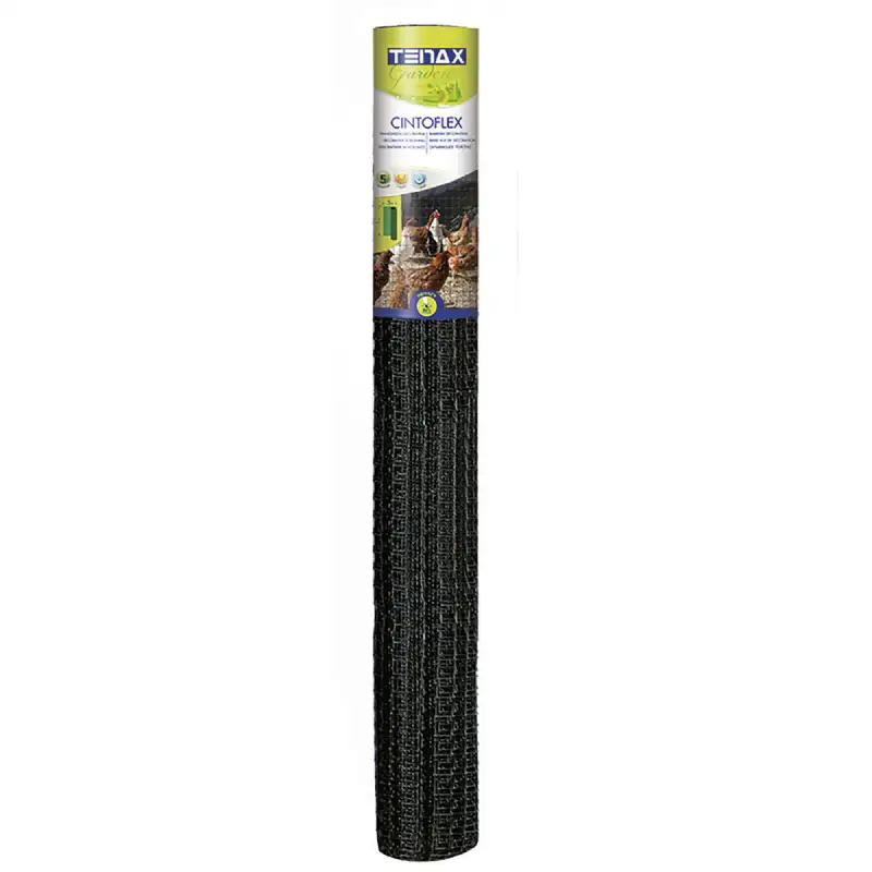 Grillage plastique noir 1x10m