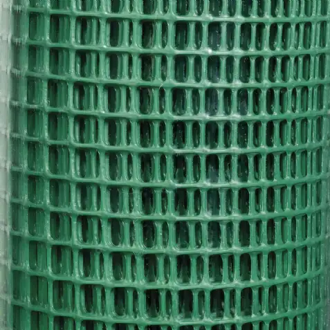 Grillage plastique vert 9x9 mm