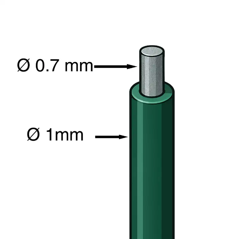Grillage plastifié mailles hexagonales de 13mm WERKA PRO