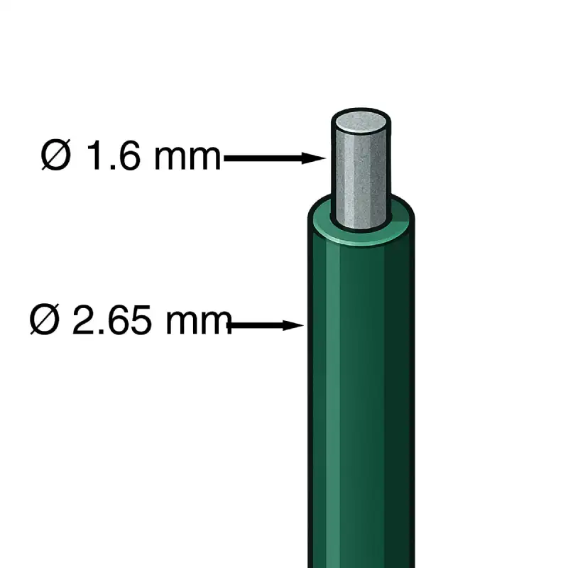 Grillage maille losange vert (25m) Werka Pro