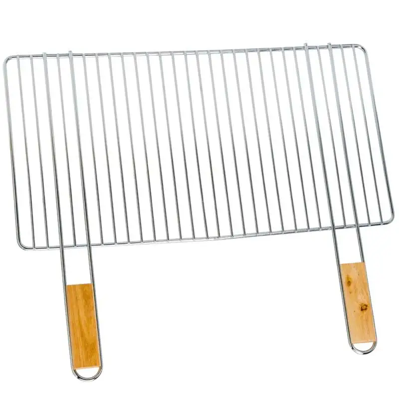 Grille lourde 2 poignées bois 58x30cm