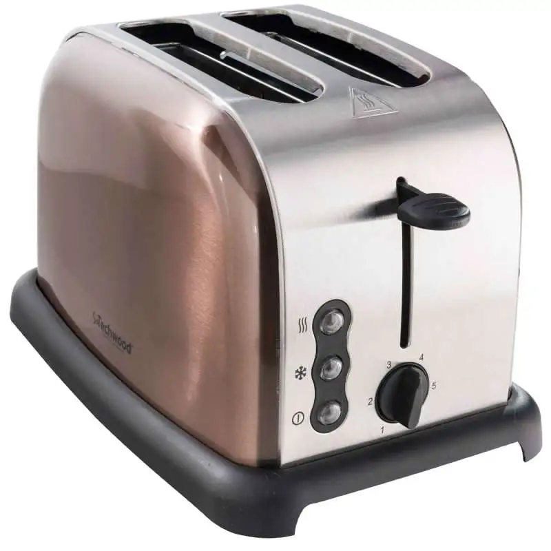 Grille pains 2 larges fentes 750w