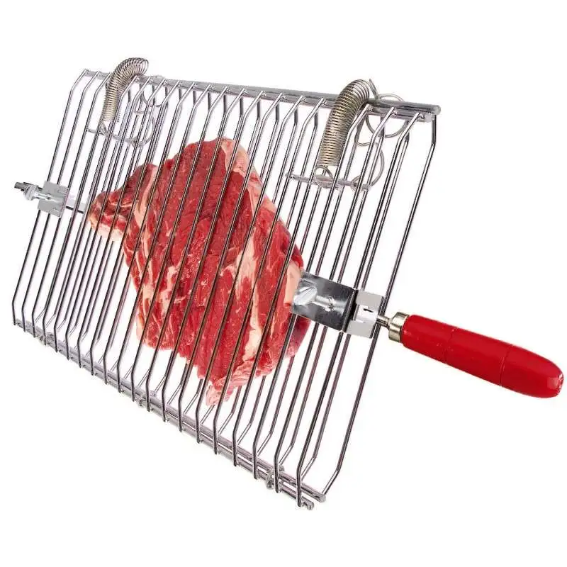 Grille plate pour tourne broche
