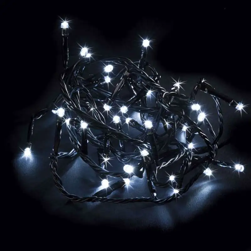 Guirlande clignotante blanche 2m 40 LED