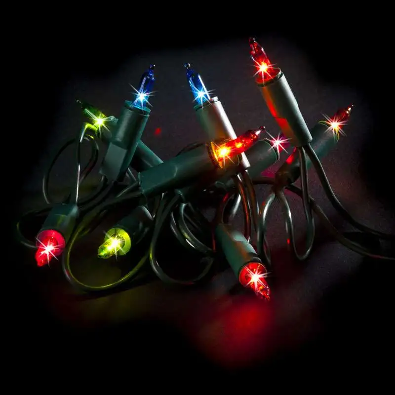 Guirlande musicale 50 lampes multicolor 8 mélodie