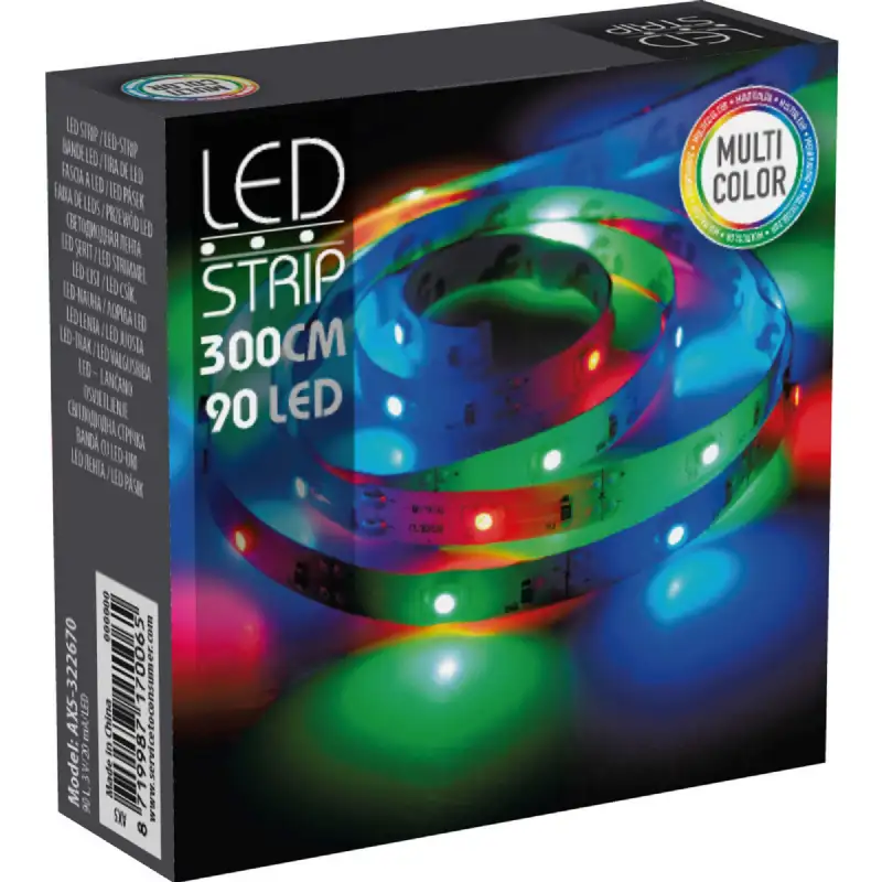Bande 90 Led Multicolore 3 mètres