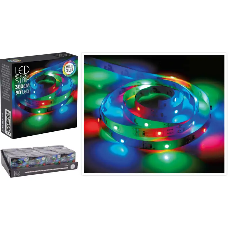 Bande 90 Led Multicolore 3 mètres