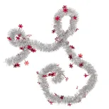 Guirlande de sapin flocon Ø 5cm 2 mètres