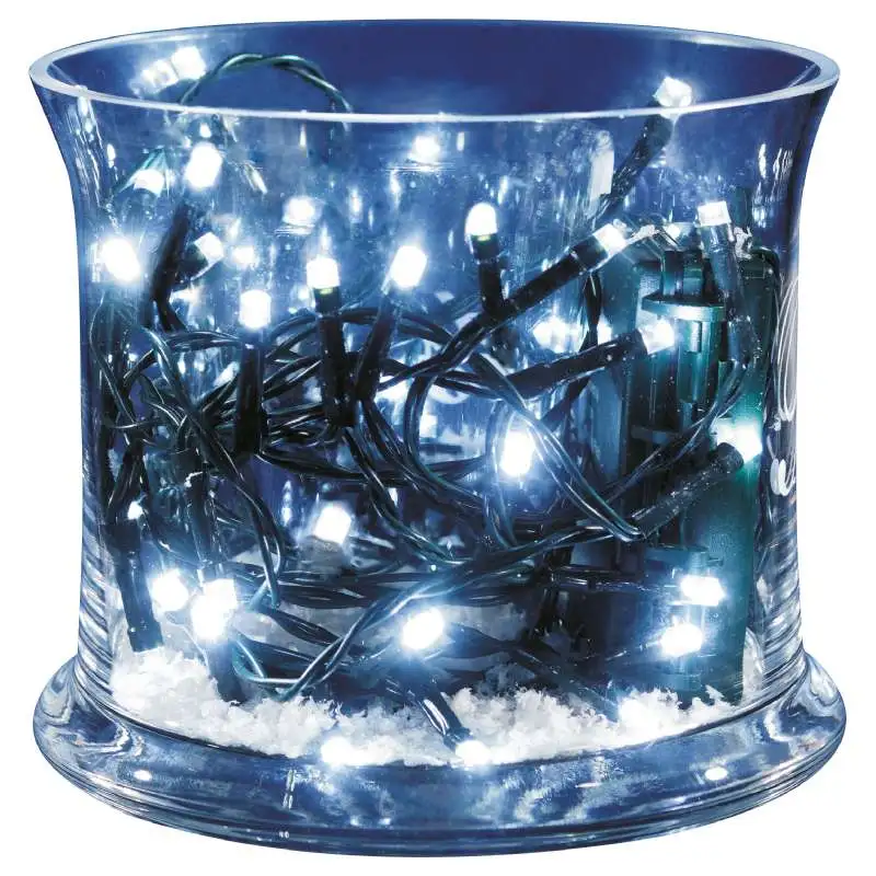 Guirlande rideau 3m 160 led à pile extér