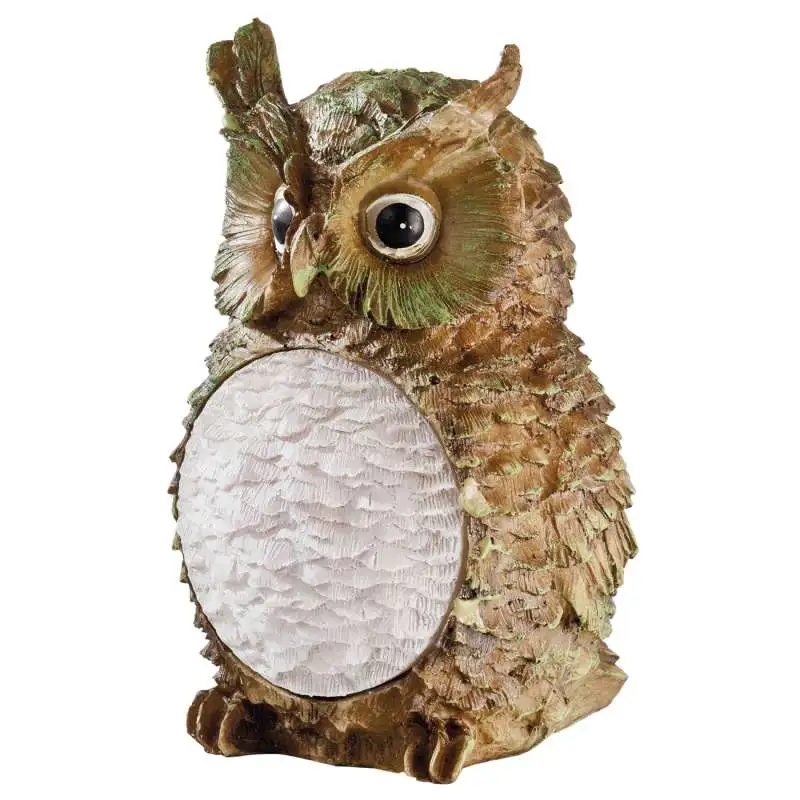 Hibou solaire 1 led 