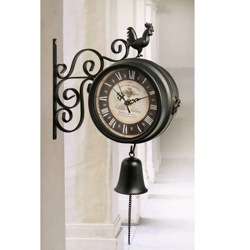 Horloge de gare double face