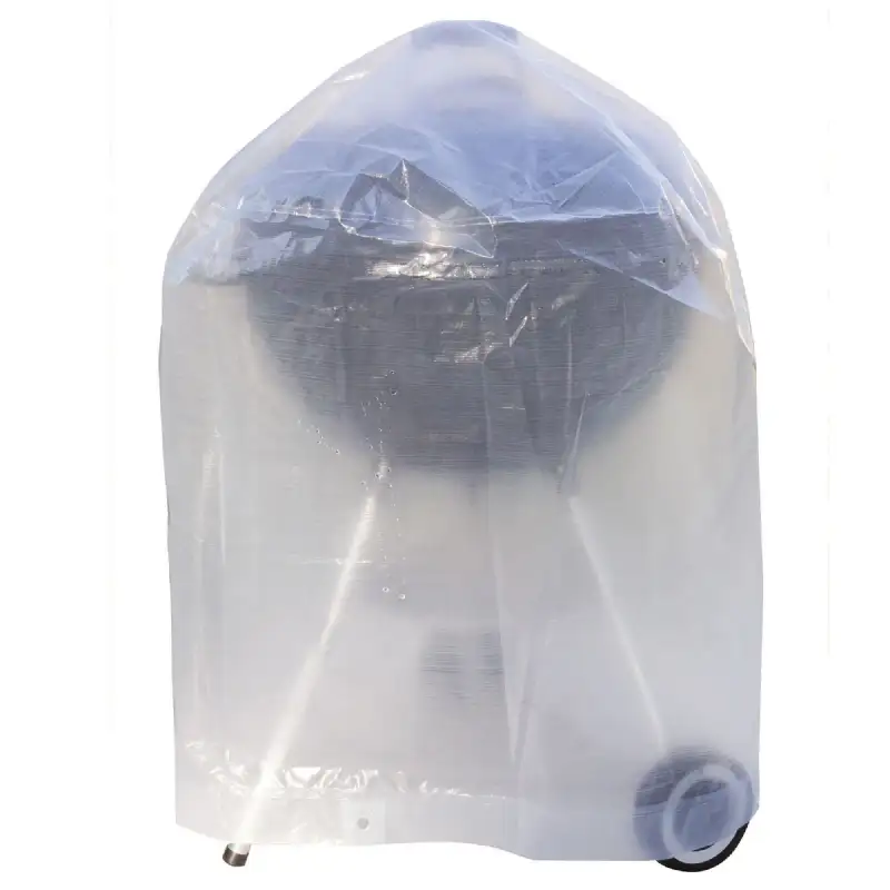 Housse barbecue ø70cm h 75 cm transparant