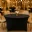 Housse de table ronde noire - WERKA PRO