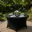 Housse de table ronde noire - WERKA PRO