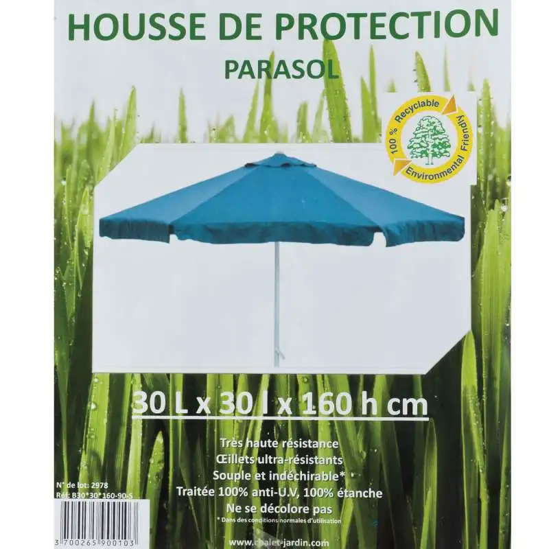 Housse parasol grise