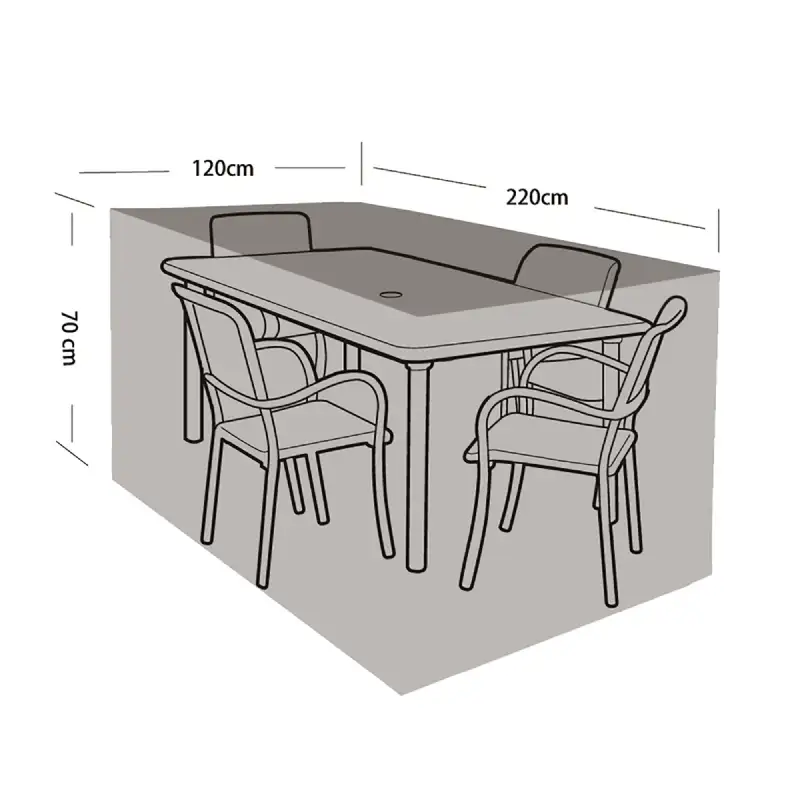 Housse de protection renforcée pour salon de jardin 100 G/M² WERKA PRO