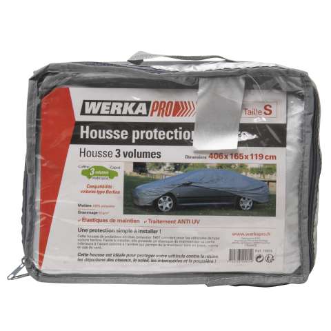 Housse doublée voiture 3 volumes t.S Werkapro (406x165x119cm) - Werkapro - 29,99€ Housse doublée voiture 3 volumes t.S Werkapro (406x165x119cm)