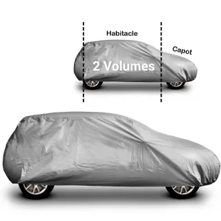 Housse de protection voiture WERKA PRO - Imperméable et résistante aux intempéries