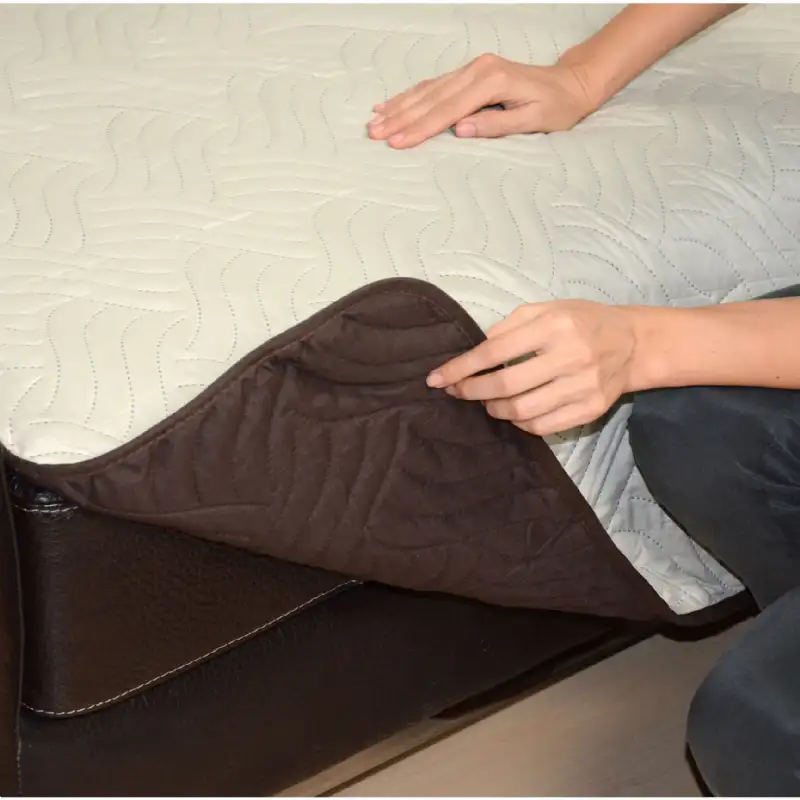 Housse de protection réversible pour fauteuil 1 place