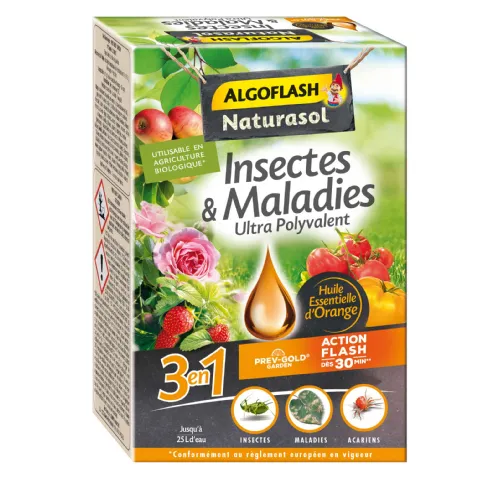 Insectes & Maladies Ultra Polyvalent - 3 en 1 ALGOFLASH
