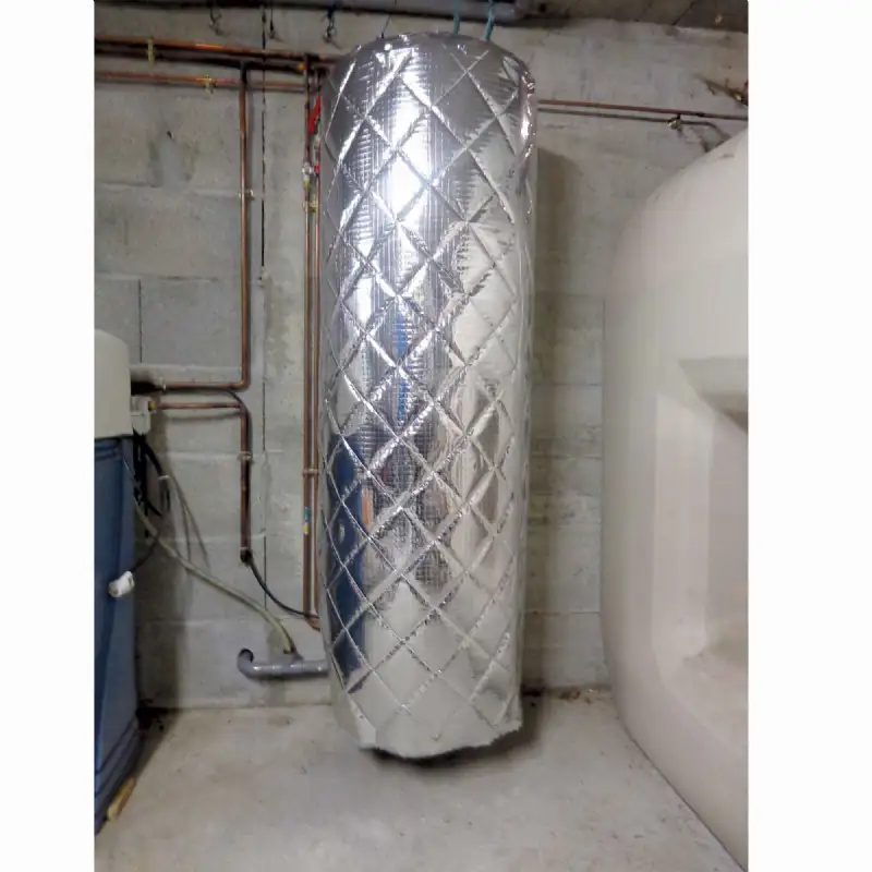 Isolant (4 couches) ballon d'eau chaude matelassé 