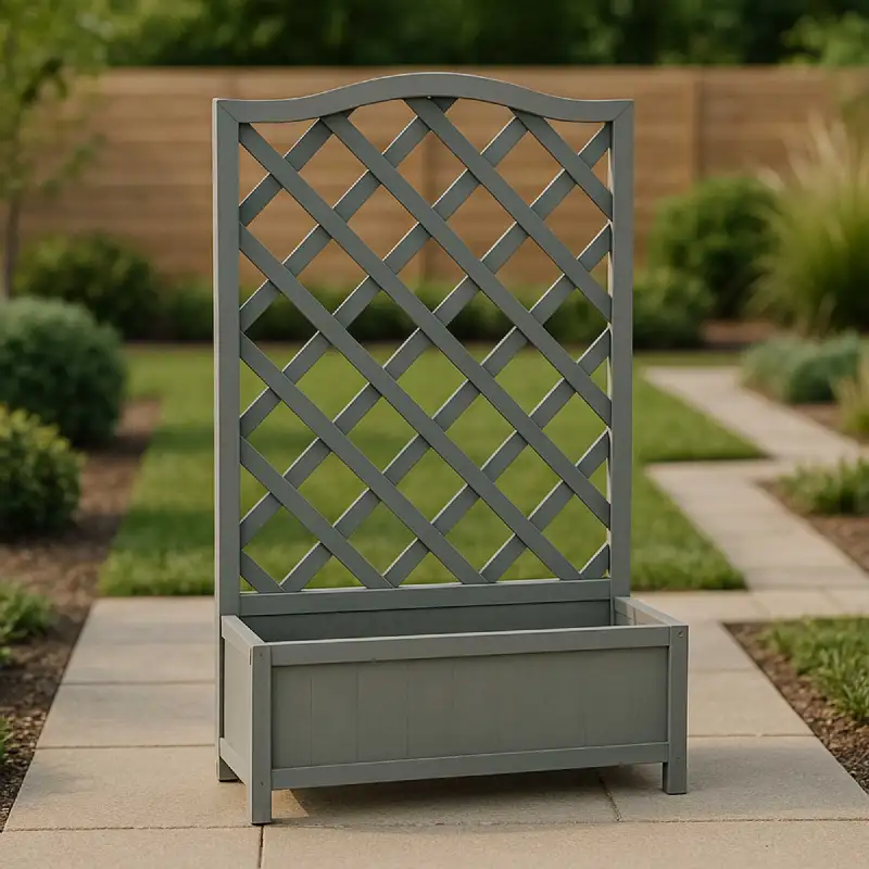 Jardinière avec treillis WERKA PRO (60 x 100cm)