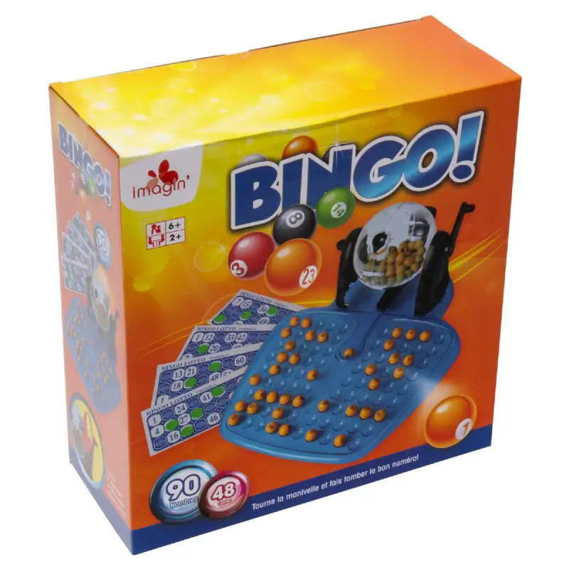 Jeu de bingo 90 numeros 48 cartes