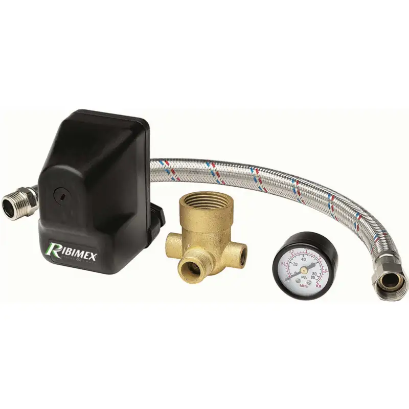 Pressostat surpresseur avec mano et flexible