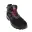 Lacet plat 5mm en polyester recyclé rouge