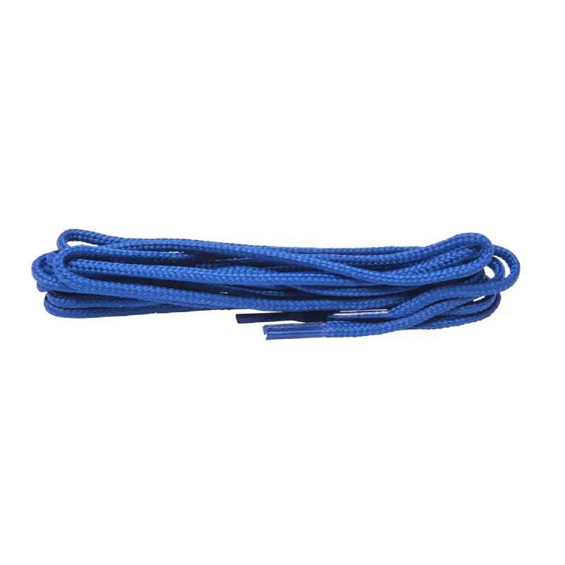 Lacet rond bleu 100 % coton bio WERKA PRO
