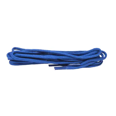 Lacet rond bleu 100 % coton bio WERKA PRO