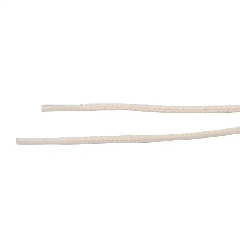 Lacet rond en coton bio 2,4 mm