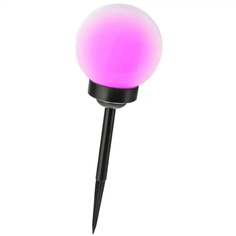 Lampe boule solaire multicolore