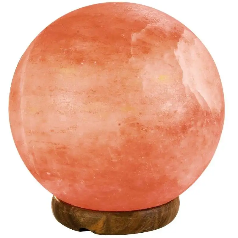 Lampe planète en cristal de sel