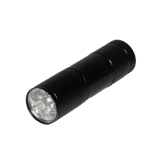 Lampe de poche 9 LEDs en aluminium PERALINE