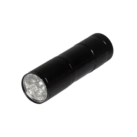 Lampe de poche 9 LEDs en aluminium PERALINE