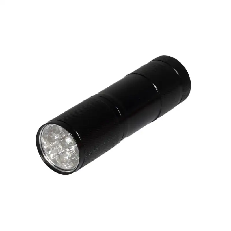 Lampe de poche 9 LEDs en aluminium PERALINE