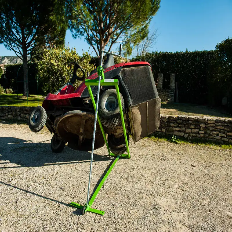 Lève tondeuse autoportée à vis (charge max : 400 kg)