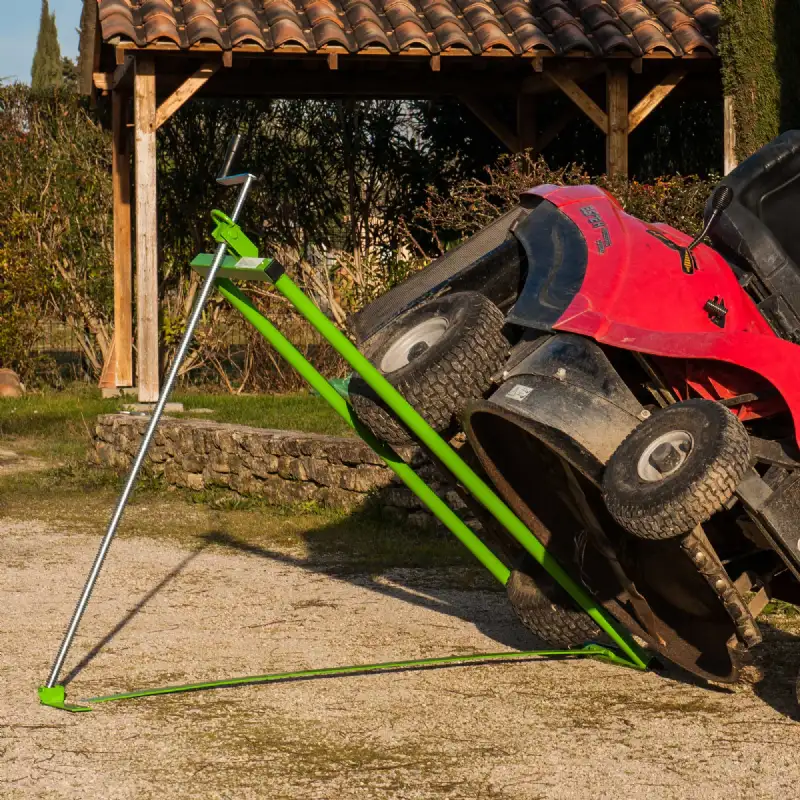 Lève tondeuse autoportée à vis (charge max : 400 kg)