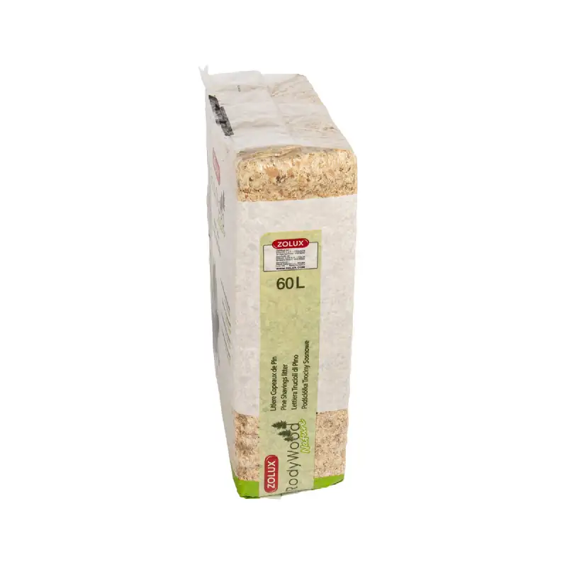 Litière RodyWood Nature pour rongeurs et lapins (60 L ou 165L) - ZOLUX