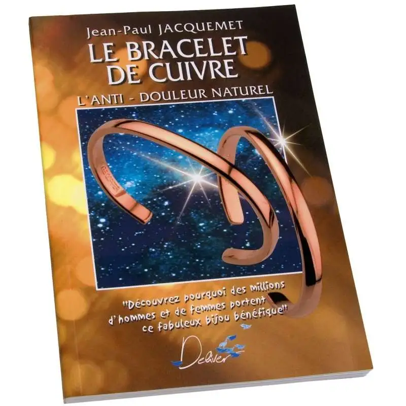 Livre sur bracelet cuivre