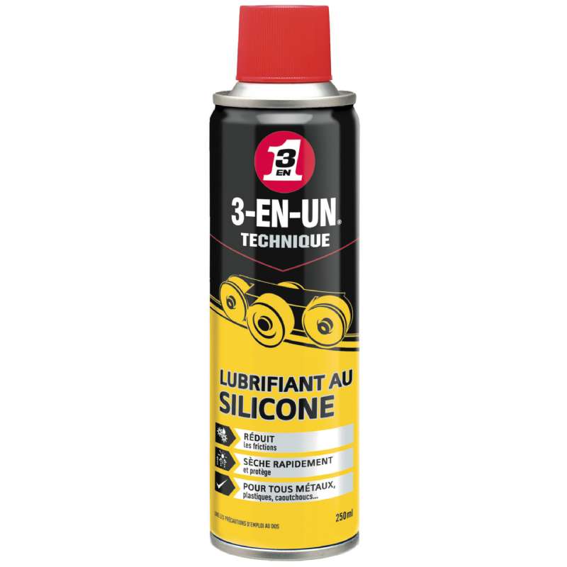 Bombe lubrifiant silicone 3 en 1 250ml