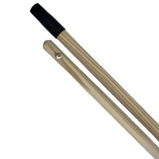 Manche en Bois avec Embout à Vis - 1,30 m - COBIC