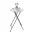 Table mange debout pliante WERKA PRO (Ø60 x 110cm)