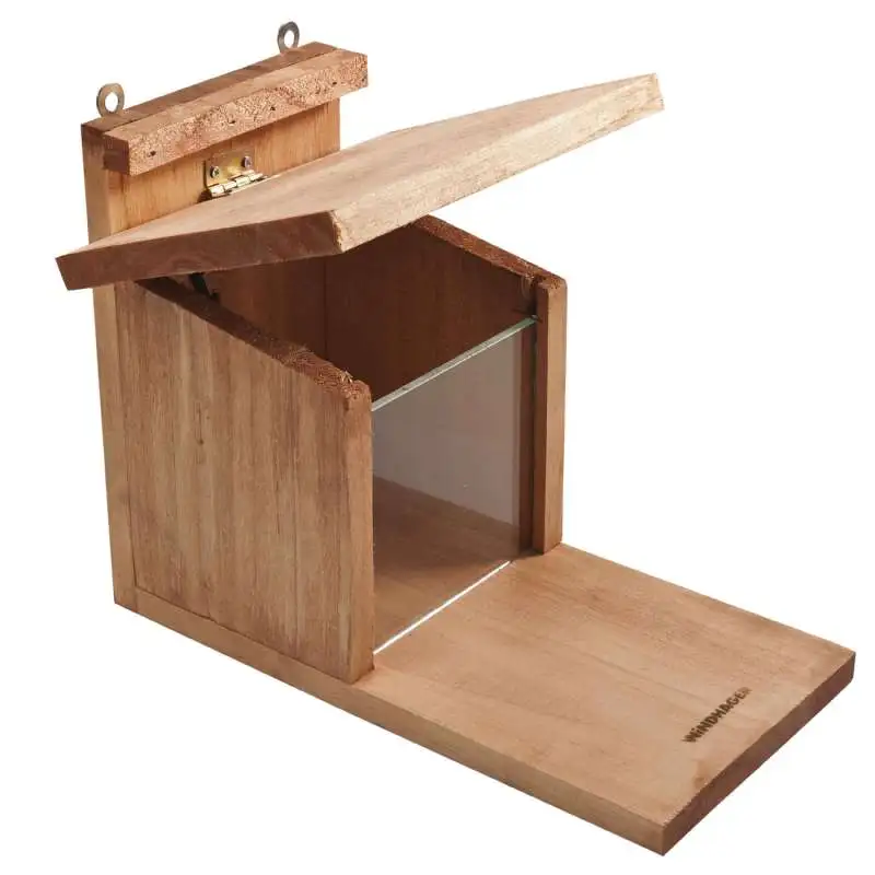 Mangeoire en bois pour écureuil