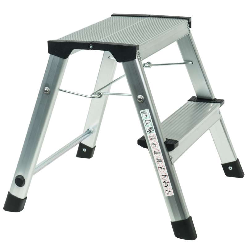 Marchepied pliable en aluminium 2 marches Werkapro (hauteur 40,4cm)