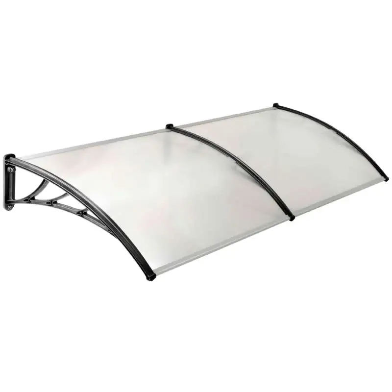Marquise polycarbonate avec support 80x300cm