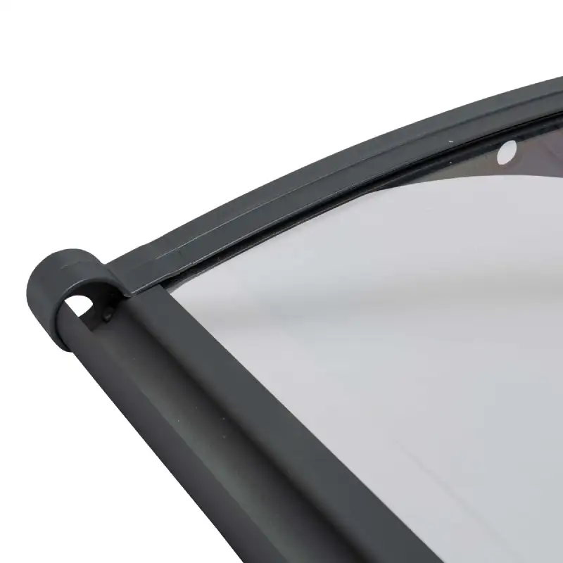 Marquise aluminium et polycarbonate WERKA PRO