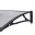 Marquise aluminium et polycarbonate WERKA PRO